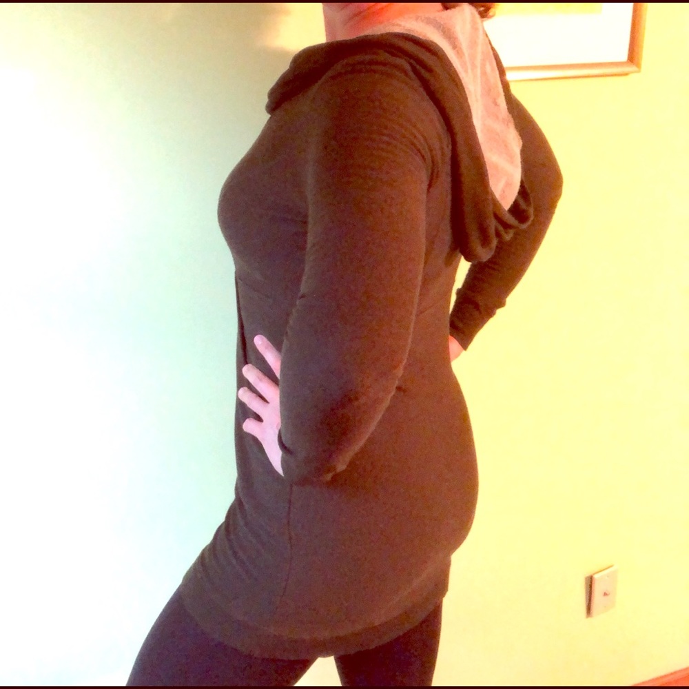 Pink Lotus Sweatshirt Tunic